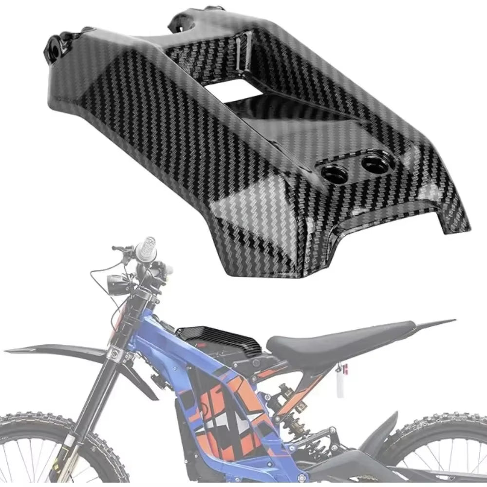 Elevate Your Ride with the Motorcycle Carbon Fiber Battery Cover for Sur-Ron Light Bee X/S - Durable Protection and Stylish Upgrade!