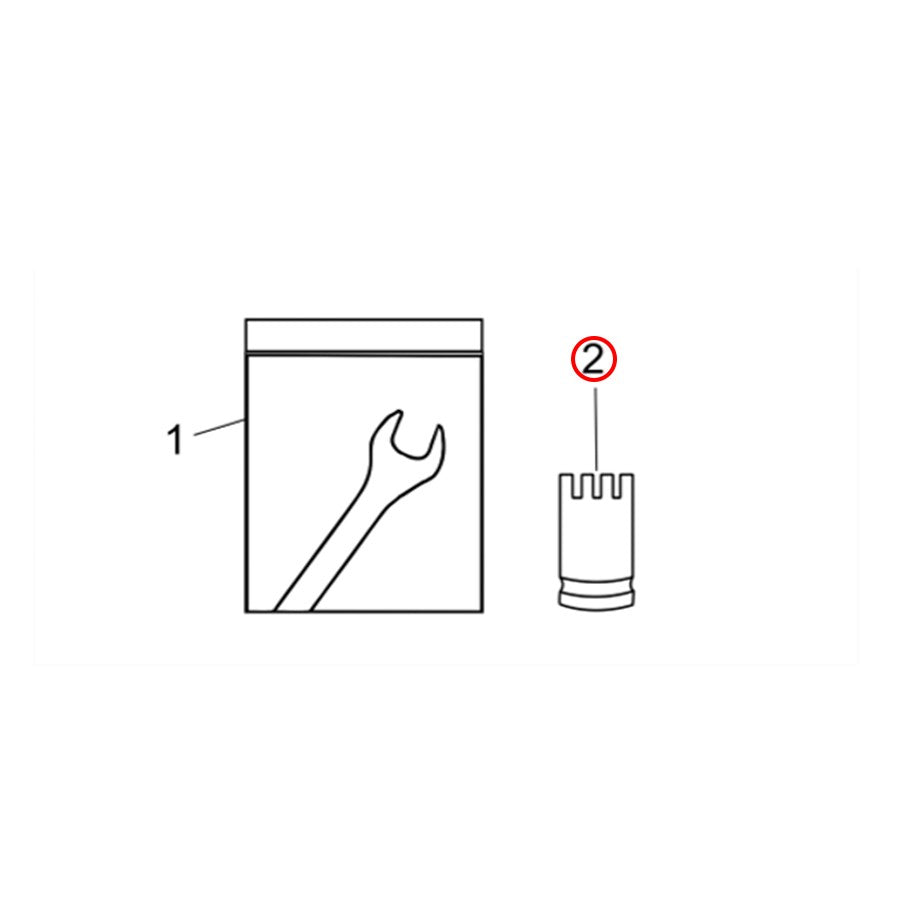 4-Pin Spanner Socket(Swingarm pivot shaft nut remover)