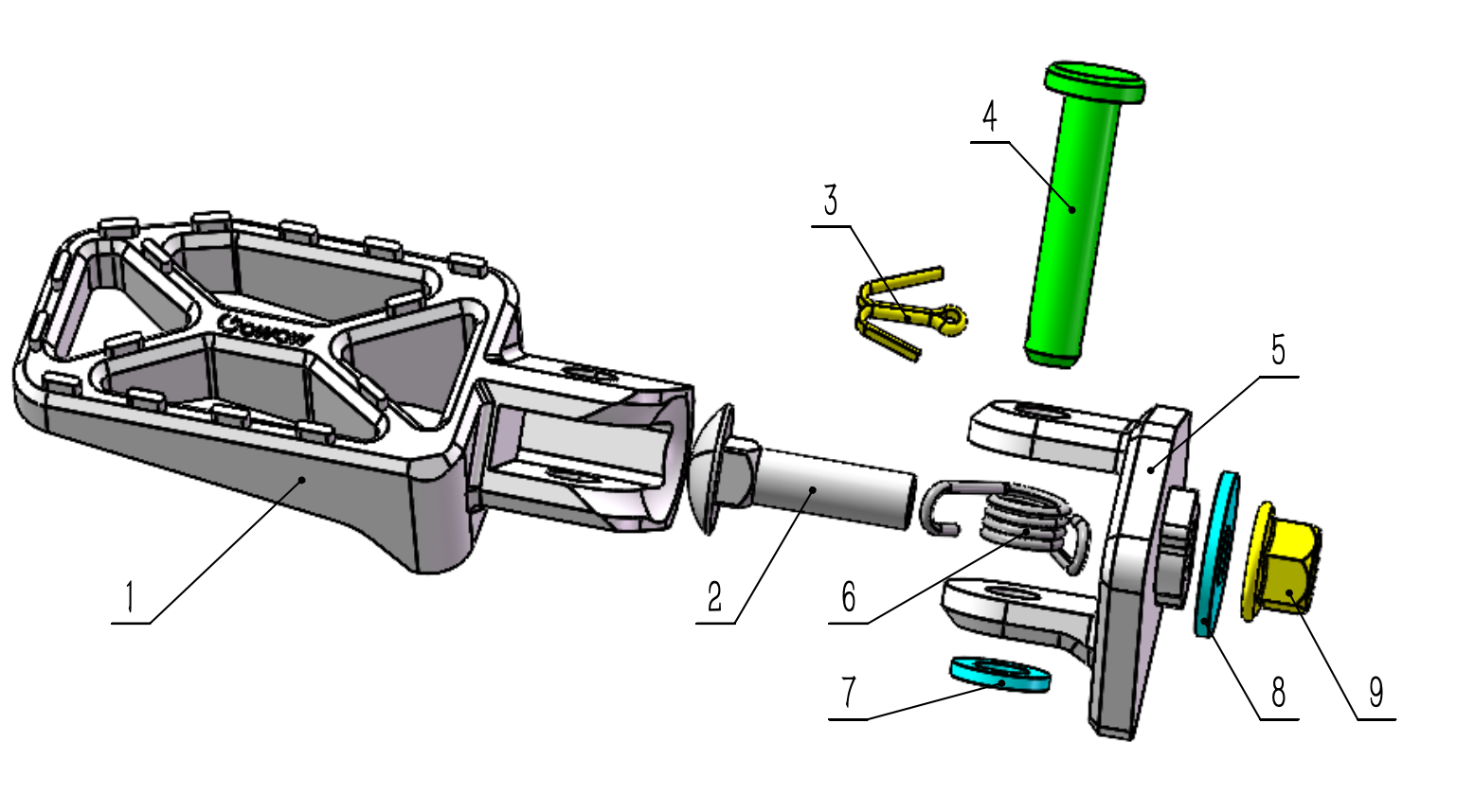 Foot Pedal diagram