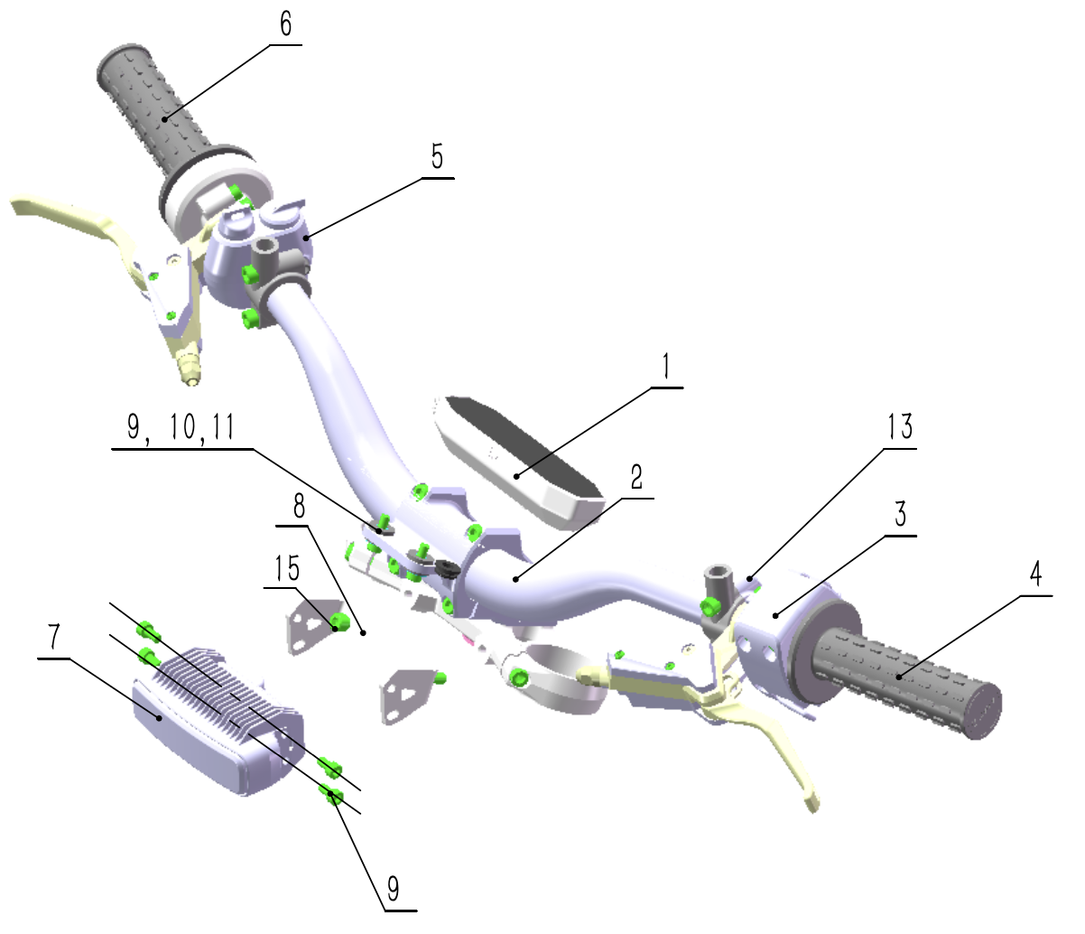 Handlebar diagram